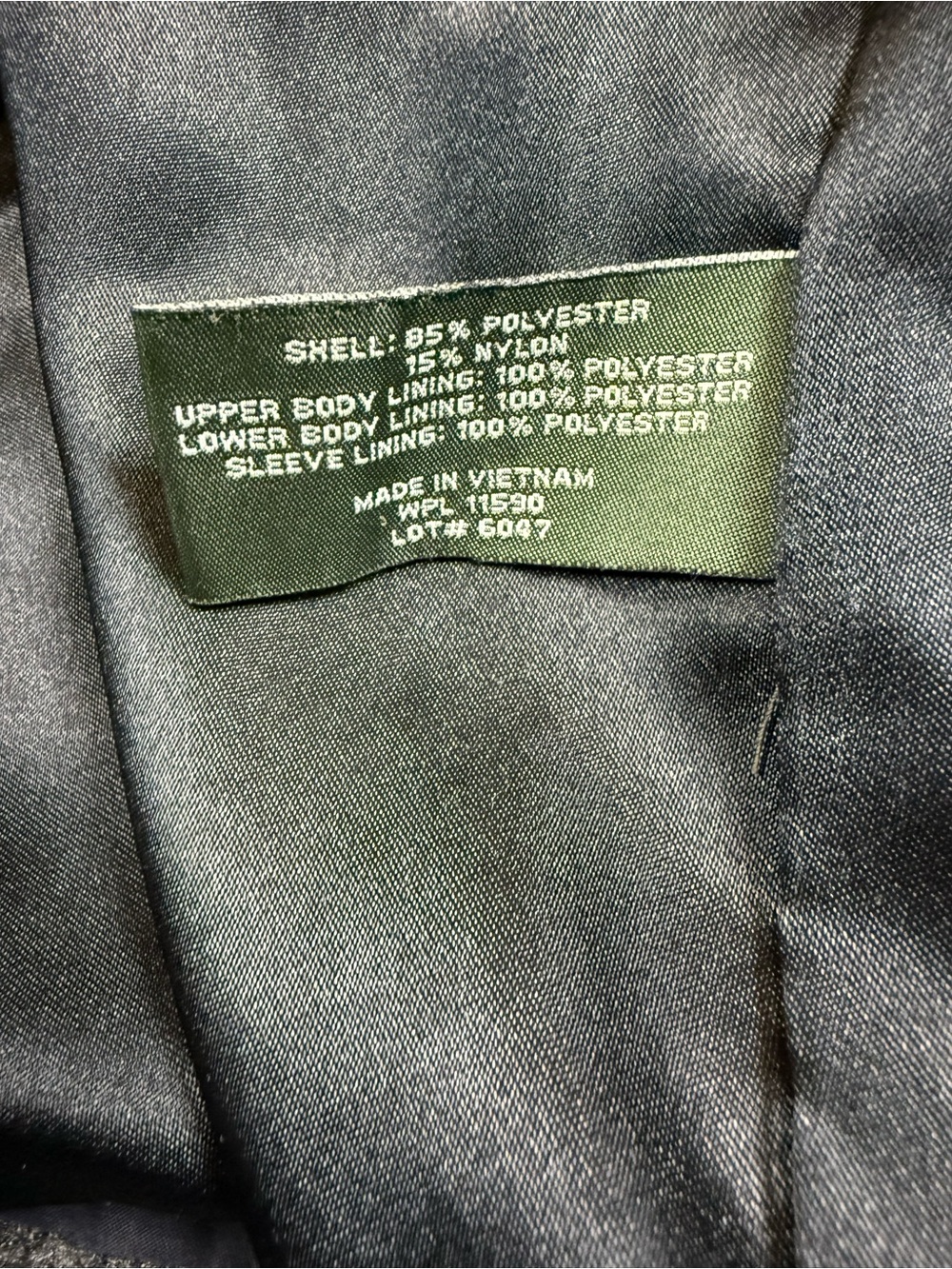 VTG Harley Davidson Weatherproof Garment Co Blue Jacket Size L Zip Up - Picture 5 of 13
